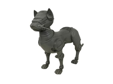 Robotic Cat Sculpture Movie Props