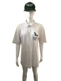 Invincible Eagles Coach #3 (Brian Hayes Currie) Staff Shirt/Hat Movie Costumes