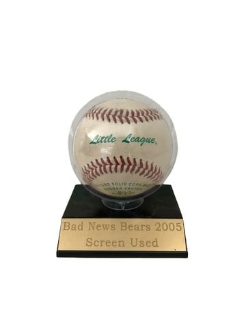 Bad News Bears Screen Used Baseball Movie Props (1 of 1)