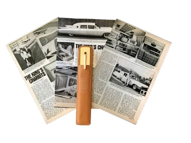 Elvis Presley Gold Comb from George Barris Custom Limo (1 of 4)