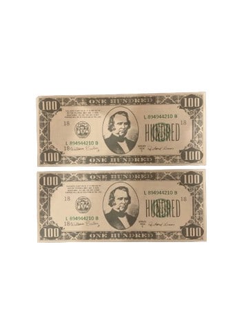 James Bond 007 License to Kill Franz Sanchez Bank Bill Movie Props (1 of 2)