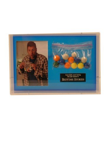 Bedtime Stories Gum Ball Props: In the popular Disney comedy-fantasy "Bedtime Stories" (2008), Adam Sandler plays a hotel handyman whose mundane life changes forever after his highly imaginative bedtime stories, that he tells his ne