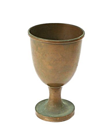Lord Of The Rings Chalice Prop: Perhaps no movie (or in this case series of movies), put more time and money into every detail of production. A good example is this metal chalice used in one of the village scenes from the "Lord of t