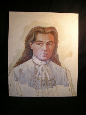 Man In The Iron Mask Leonardo DiCaprio Oil Painting: This is a painting of mega-star actor Leonardo DiCaprio. One of the few actors in the world to have had such a diverse career, beginning with stints as a supporting cast member on the 1980's sitcom Gr