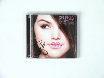 Selena Gomez Signed CD: Selena Gomez signed CD of her hit "Kiss And Tell".