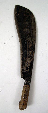 Red 2 Marvin (John Malkovich) Machete: Red 2 - Marvin (John Malkovich) screen used, hero, metal with wood handle unsharpened machete. (approx. 16" long)