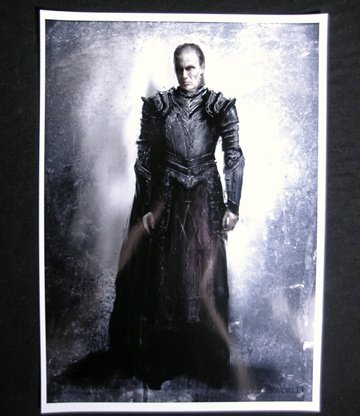 Underworld Viktor (Bill Nighy) Armor Artwork Movie: From the set of Underworld Rise of the Lycans, this is original color artwork reproduction on high quality glossy photo paper depicting Viktor (Bill Nighy) in full armor. (16.5x11.75)
