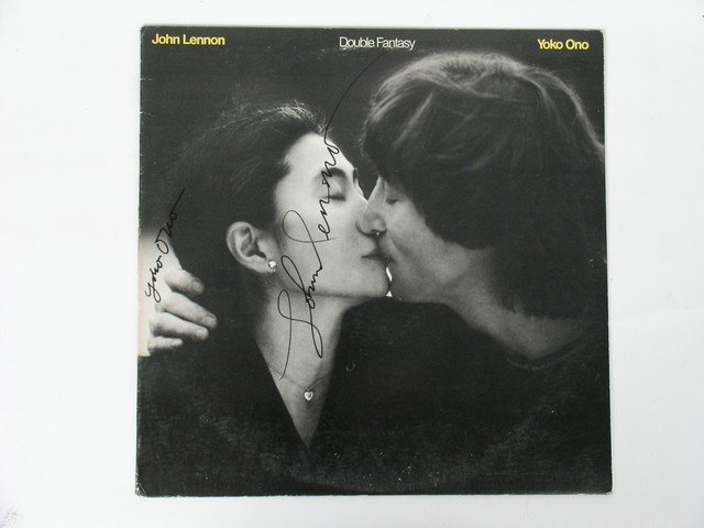 John Lennon/Yoko Ono Signed Double Fantasy Album: "Double Fantasy" was the award winning (including a Grammy Award for Album of the Year) 1980 album released by John Lennon and Yoko Ono. It was the seventh and final studio album released by Lennon. T