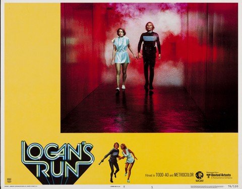 Logan's Run- U.S. Lobby-Card Set of 8: 1976 11"x14"; Overall Very Fine.