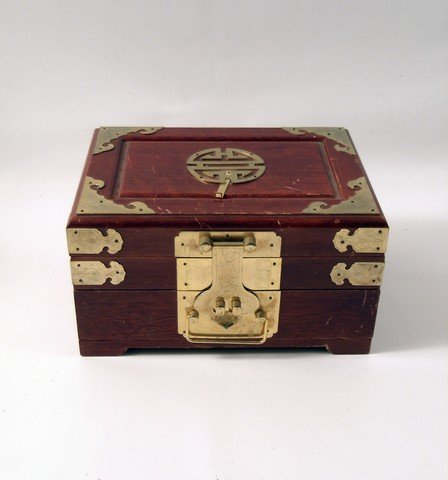 Kill Bill Vol 1 Oriental Mystery Box Prop: An exquisite "Oriental Mystery Box" used as a background prop in "Kill Bill: Vol 1" (2003). (Approx. 10" x 5 1/2").