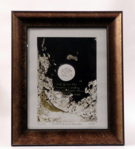 Larry Hagman Collection Oil From Valdez Benes Limited: Larry Hagman was very politically active. Especially when it came to the environment. This is Hagman's “Oil from the Exxon Valdez”, print (2001) from his favorite artist, Barton Lidice Benes, whic