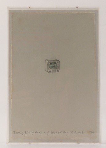 Larry Hagman Collection Flipped Out Artwork: The fourth in the celebrated four assemblages made exclusively for Larry Hagman by famous artist Barton Lidice Benes, entitled "Flipped Out" (1980), this mixed media artwork includes actual US currenc