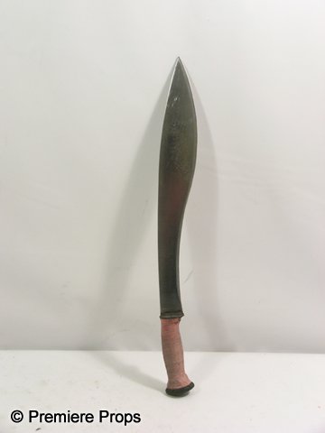 Dark Days Machete Movie Props: Straight from the set of the vampire thriller, Dark Days, this is a plastic blade with taped handle machete. (approx. 24" long). Oversized item. Additional postage required.