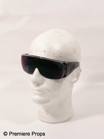 Resident Evil Afterlife Umbrella Troopers Glasses: Umbrella Trooper's screen used, hero, black plastic with dark black lenses and vented side frame glasses. Condition may vary.