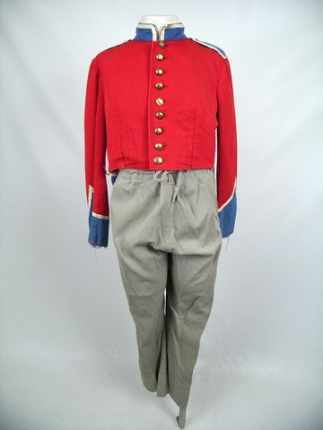 The Alamo (1960) Mexican Army Infantry Costume: Very little is left from the grand epic "The Alamo" (1960) which John Wayne dreamed of making for years, and finally created with his own production company, as well as directing and staring. The end 