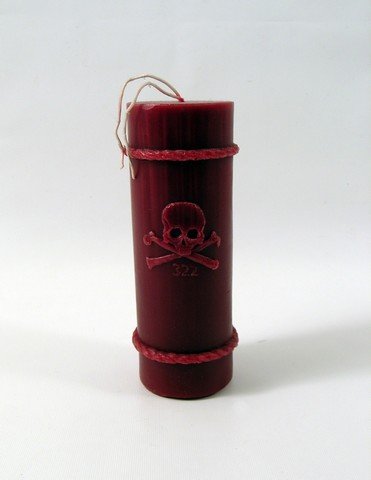 The Good Shepherd Skull And Bones Red Candle Prop: From the Robert Di Niro directed, Matt Damon, Angelina Jolie starring "The Good Shepherd" (2006), a screen used red wax Skull and Bones Club Ceremonial candle. Skull and Bones is a Yale University sec