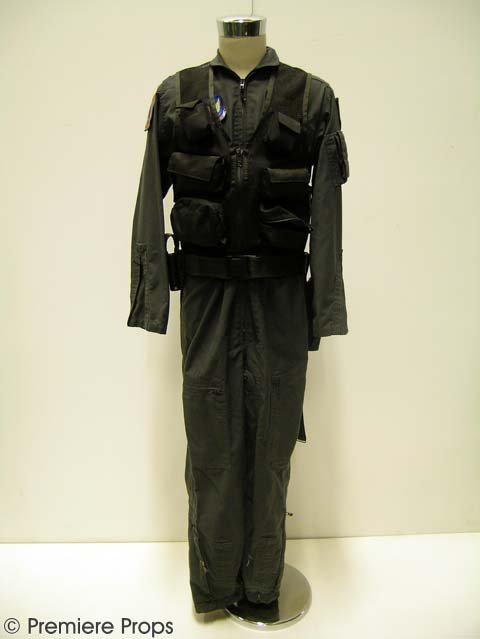 Broken Arrow Capt. Riley Hale (Christian Slater): "Broken Arrow" Outfit: Jumpsuit, T-Shirt, AKS Vest, Belt w/ Holster & Pepper Spray Case (clean version) (screen worn) (CHRISTIAN SLATER)