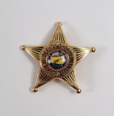 Blues Brothers 2000 Sheriff Badge: Blues Brothers 2000 Sheriff Badge - In the year 2000 director John Landis brought back his cult classic Blues Brothers with Dan Aykroyd, and John Goodman taking over for John Belushi and called it "Bl