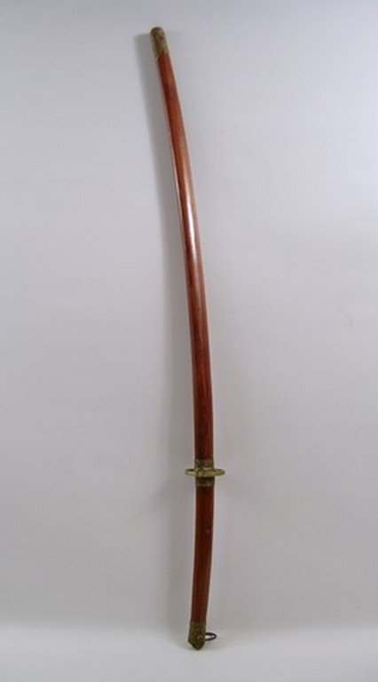 Kill Bill Sword & Sheath Movie Props: Kill Bil - Metal sword and wood sheath with inscriptions. (approx. 37" long)