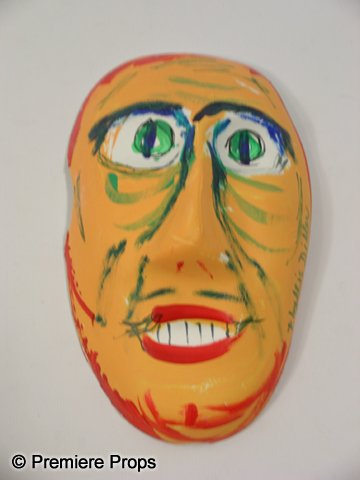 Phyllis Diller Original Hand Painted and Signed Mask: Phyllis Diller Original Hand Painted and Signed Mask - A one-of-a-kind hand painted mask by Phyliss Diller for a charity auction. The mask was sold at Sotheby’s Art & Antiques /Lexus Auction. Measur