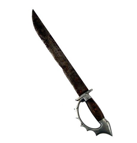 Mad Max knife movie prop: Mad Max - Rusted metal knife. (approx. 18" long)