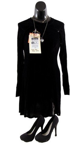 the duff black dress ASHLEYlauren 11890 Tulle Gown with Embroidered Appliqué main image 1