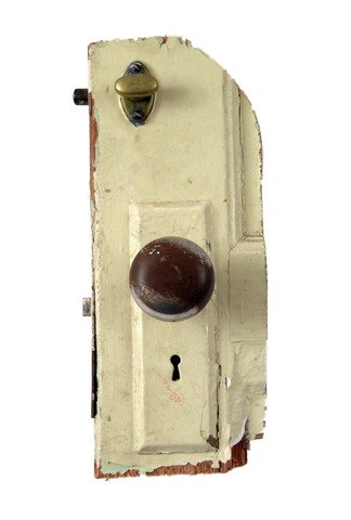 Shawshank Redemption Door Handle Movie Props: The Shawshank Redemption (1994) - Wood and metal door handle. (approx. 13" long) Open the door to another unique piece from the classic Shawshank redemption. This wood and metal door handle was used d
