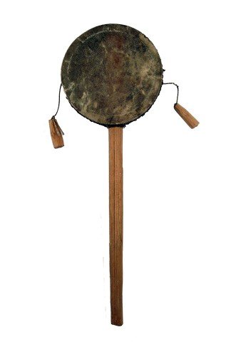 Game of Thrones Drum Movie Props: Game of Thrones (2011 - ) - Direct from the mythical land of Westeros, this is a wood and leather pallet drum. A great addition to any collection. Don't miss it! (approx. 13 1/2" long)
