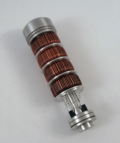 Transcendence EMP Charge Movie Props: Screen used, hero, aluminum Howitzer EMP charge. (approx. 10" long)