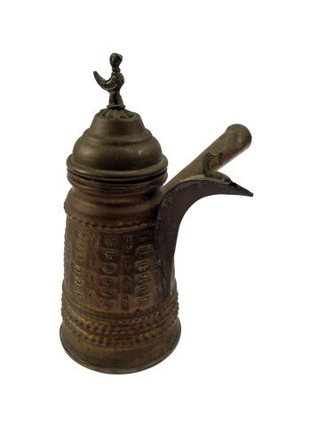 Game of Thrones Stein: Medieval stein with handle and pouring spout was used in the filming of Game of Thrones (2011 - ). As always, the crew paid attention to the details by painting special-effects oxidation on the hammer
