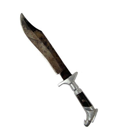 Harry Potter and the Goblet of Fire Knife Movie Props: Metal knife with a majestic eagle's head at the base of the handle used in the filming of Harry Potter and the Goblet of Fire (2005), the fourth installment of the series whereby Harry Potter (Daniel