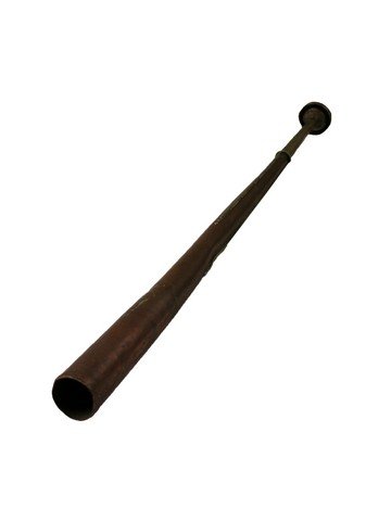 Harry Potter and The Philosophers Stone Horn Movie: Harry Potter Philosopher's Stone 2001 - Diagon Alley thin metal long horn, production used (approx. 25 1/2" long)