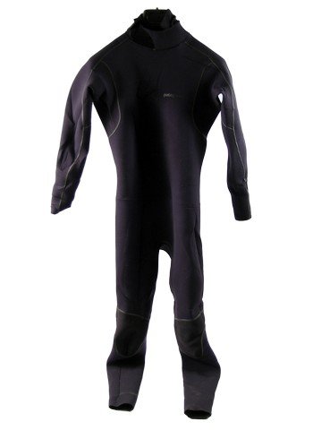 Point Break Johnny Utah (Luke Bracey) Movie Costumes: Johnny Utah (Luke Bracey) screen worn, hero, black long sleeve zipper back long leg 'Patagonia' wetsuit.