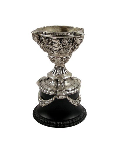Harry Potter and the Deathly Hallows: Part 1 Trophy: Direct from the hugely popular worldwide franchise Harry Potter and the Deathly Hallows: Part 1 (2010) is this production used and acquired metal trophy. This collectible movie prop measures approxima