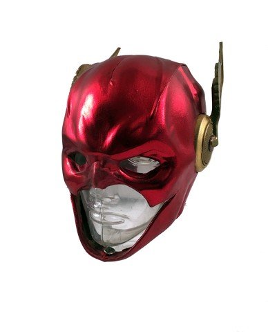 Batman v Superman: Dawn of Justice Flash Helmet Movie: Batman v Superman: Dawn of Justice (2016) - This is a test production used, red and gold Flash helmet. Measures approximately 14" x 8".