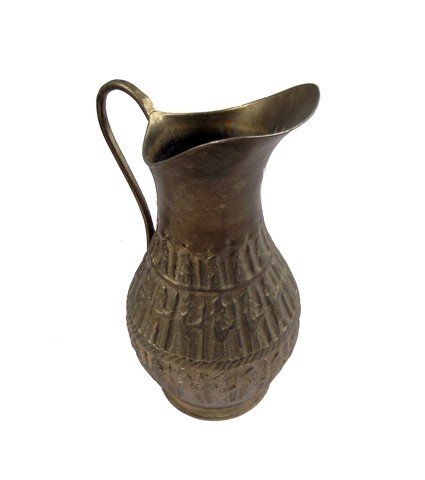 Game Of Thrones Pitcher Movie Props: From HBO's biggest television series, Game of Thrones (2011 - Current ) is this thin metal design pitcher. This was acquired from the production of the series and measures approximately 11 1/2" x 7".