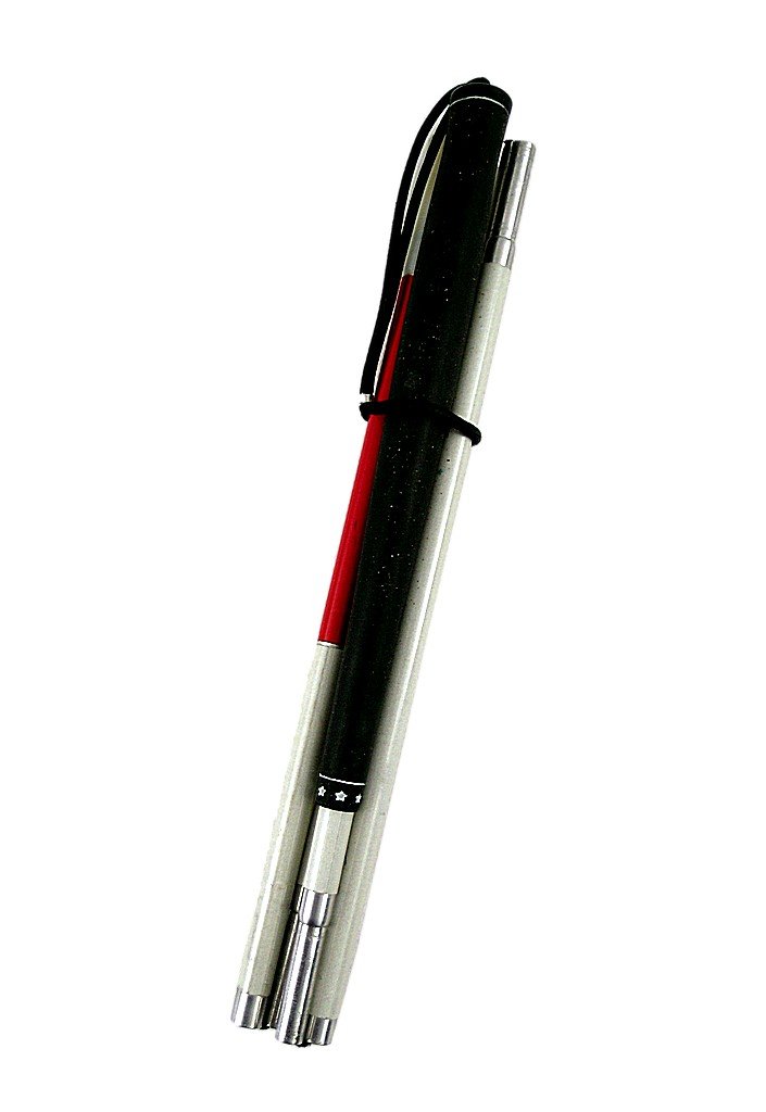 Daredevil Blind Man's Cane Movie Props: Direct from the Emmy award winning crime fighting Daredevil TV Series (2015- ) is the Blind Man's production acquired and used folding cane. Measures approximately 53" long.