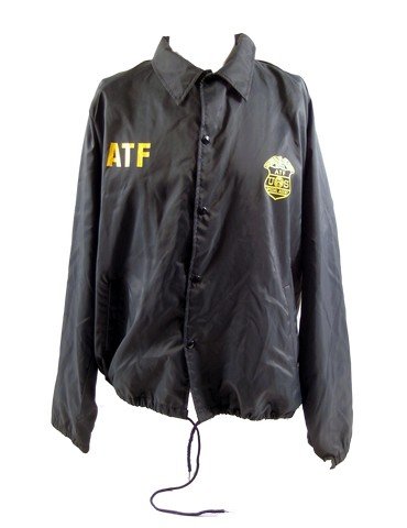 Red State Joseph Keenan (John Goodman)ATF Jacket Movie: From the seductive thriller Red State (2011) is Joseph Keenan's (John Goodman) hero navy blue ATF long sleeve t jacket. It has the logos on the front and back and is a 'Taylor' brand, size XL. "Goodma