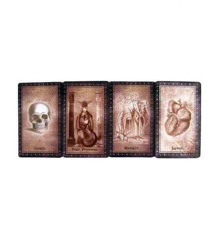 Now You See Me Hero Tarot Cards Movie Props: Acquired directly from Summit Entertainment who produced the thrilling illusive Now You See Me (2013) is a set of hero screen used, four Tarot cards including Hermit, Death, Lovers, High Priestess, wi
