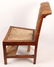 OAK DEER HIDE FOLDING DEVOTIONAL CHAIR - 6