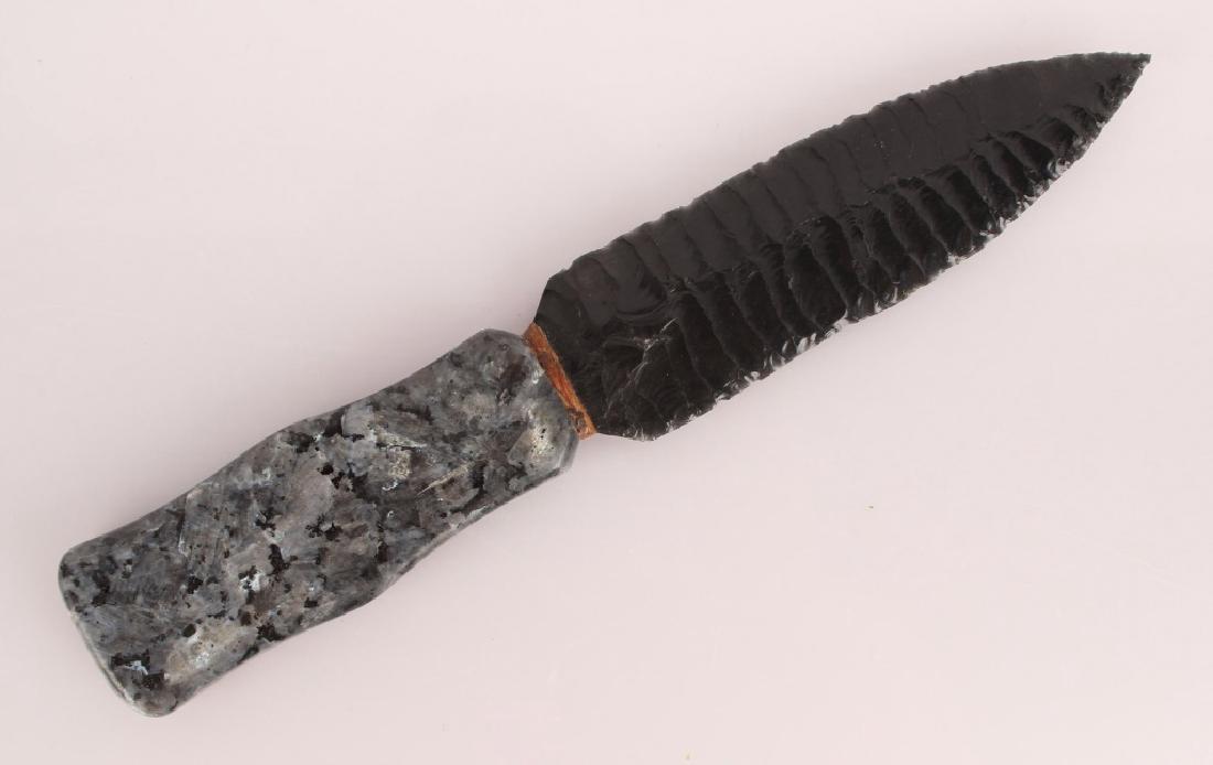 DALE CANNON FLINT BLADE KNIFE (1 of 3)