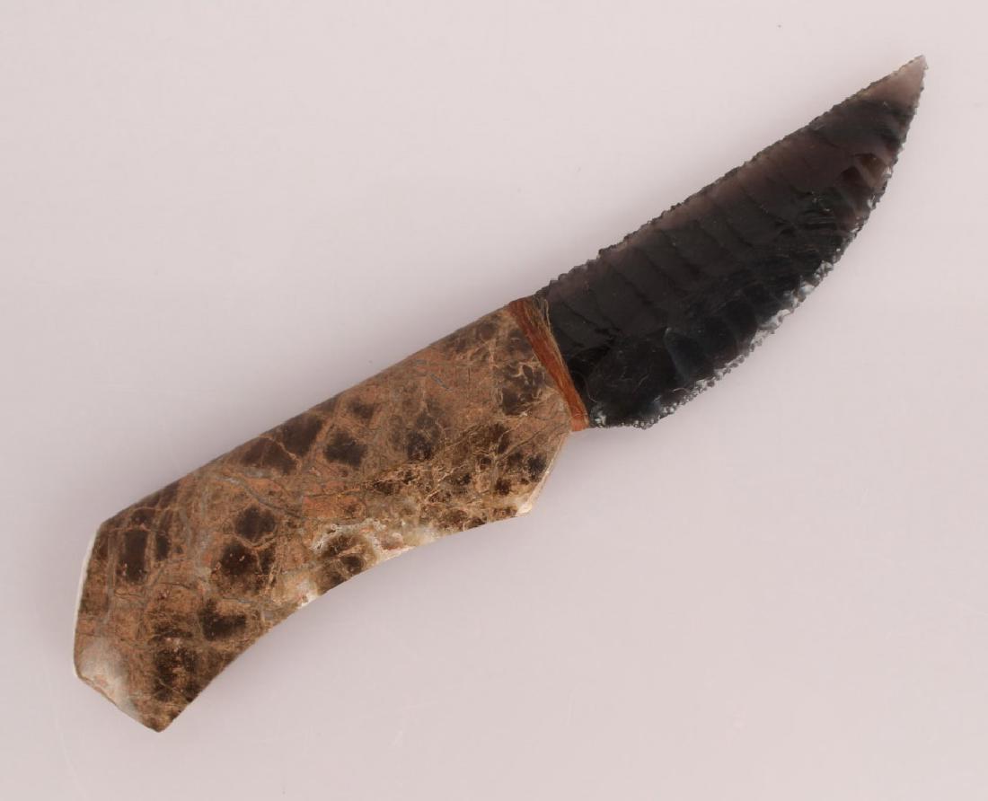 DALE CANNON FLINT BLADE KNIFE (1 of 3)