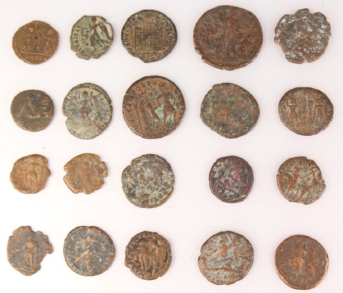 20 MIXED ANCIENT GREEK & ROMAN COPPER COINS (1 of 10)