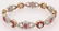14K YELLOW & WHITE GOLD RUBY DIAMOND BRACELET
