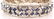 18K WHITE GOLD ART DECO SAPPHIRE DIAMOND BRACELET - 2