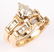 14K YELLOW GOLD PEAR SHAPE DIAMOND ENGAGEMENT RING