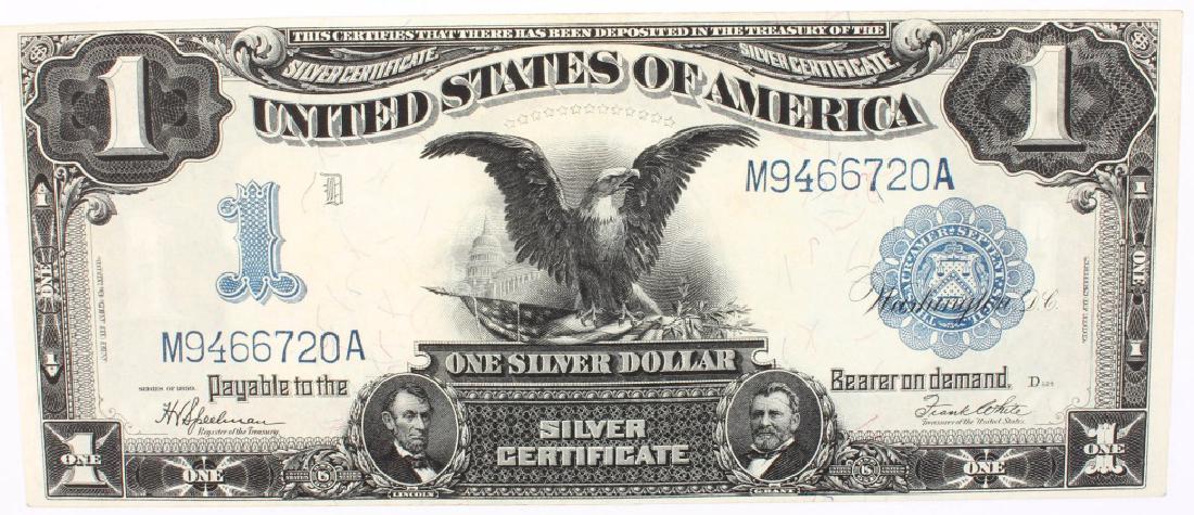 $1.00 BLACK EAGLE SILVER CERTIFICATE NOTE 1899 (1 of 8)