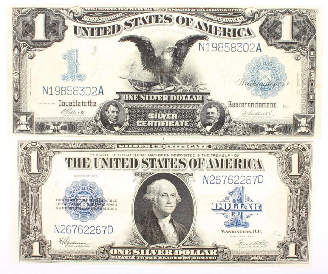 $1 BLACK EAGLE & HORSE BLANKET SILVER CERTIFICATES (1 of 6)