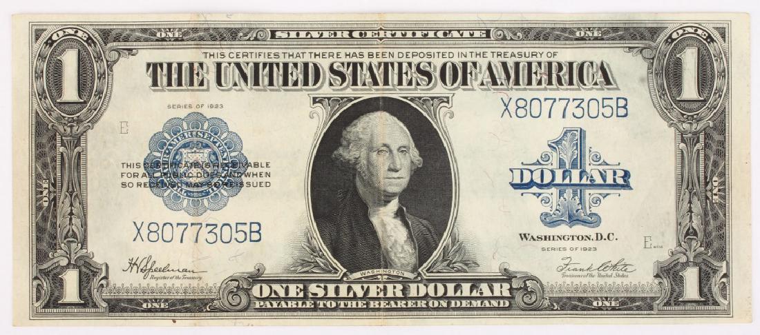 $1.00 HORSE BLANKET LARGE BLUE SILVER CERTIFICATE (1 of 7)