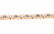 LADIES 10K YELLOW GOLD DIAMOND & SAPPHIRE BRACELET - 4